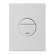 ABBER Кнопка смыва AC0126MW пневматическая, белая матовая AC0126MW