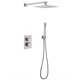 ABBER Душевая система Daheim AF8251SP скрытого монтажа без излива, термостат, сатин AF8251SP