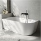 ABBER Акриловая ванна AB9502-1.8 L белая AB9502-1.8 L