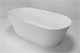 ABBER Ванна из искусственного камня Stein AS9626 белая матовая AS9626