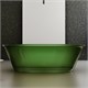 ABBER Прозрачная ванна Kristall AT9707Emerald зеленая AT9707Emerald