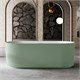 ABBER Ванна из искусственного камня Stein AS9601MCG зеленая матовая AS9601MCG