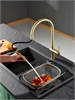 AQUAme AQM9901BG  Cucina  Смеситель для кухни с выдвижным U-образным изливом, золото шлифованное AQM9901BG