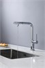 AQUAme AQM9903CR  Cucina Смеситель для кухни  с выдвижным L-образным изливом, с подключением к фильтру с питьевой водой, хром AQM9903CR