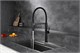 AQUAme AQM9904MB  Cucina Смеситель для кухни с гибким изливом,  черный матовый AQM9904MB