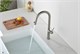 AQUAme AQM9905BN   Cucina  Смеситель для кухни с выдвижным U-образным изливом,  с подключением к фильтру с питьевой водой, никель шлифованный AQM9905BN