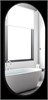 AQUAme AQM9109B 550x1050 Зеркало с подсветкой  и подогревом, универсальный монтаж AQM9109B