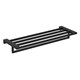 AQUAme AQM7305MB  Tivoli  Полка для полотенец 600мм, черный матовый AQM7305MB