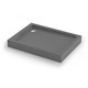 VECONI Душевой поддон прямоугольный Tezeo Acrylic TZ-54GR, 1200x900x150, акрил, серый TZ54GR-12090-C5