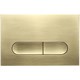 VECONI Кнопка смыва FLUSH V3, FLV3-G, 240х162х9, пластик, золото брашинг FLV3-G