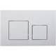 VECONI Кнопка смыва FLUSH V4, FLV4-C, 240х162х10, пластик, хром глянец FLV4-C