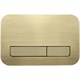 VECONI Кнопка смыва FLUSH V12, FLV12-G, 240х162х7, пластик, золото брашинг FLV12-G