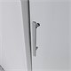 VECONI Душевая дверь Evo 100 CH, 1600x1950, хром, стекло прозрачное E1-CH-160-01-C9