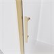 VECONI Душевая дверь Evo 100 G, 1300x1950, золото брашинг, стекло прозрачное E1-G-130-01-C9