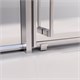 VECONI Душевая дверь раздвижная Premium Prato 300 CH-R, 1500х2000, хром, стекло прозрачное PR3/R-150-01-CH-C4