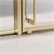 VECONI Душевая дверь раздвижная Premium Prato 300 G-R, 1700х2000, золото брашированный, стекло прозрачное PR3/R-170-01-G-C4