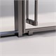 VECONI Душевая дверь раздвижная Premium Prato 300 GR-R, 1000х2000, графит брашированный, стекло прозрачное PR3/R-100-01-GR-C4