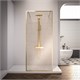 VECONI Душевая перегородка Korato KR-90GL, 1000x2000, брашированное золото, ламинированное золото KR90GL-100-10-C4
