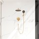 VECONI Встраиваемая душевая система TEORA, Золото брашинг TE-500-G-C4