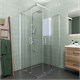 VECONI Душевой угол прямоугольный, двери раздвижные Rovigo RV-10, 900x800x1950, хром, стекло прозрачное RV10-9080-01-C5