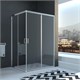 VECONI Душевой угол прямоугольный, двери раздвижные Rovigo RV-10, 1000x900x1950, хром, стекло прозрачное RV10-10090-01-C5