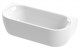 CEZARES Metauro Акриловая ванна пристенная овальная размер 180x80 см, белый METAURO-wall-180-80-40-W37