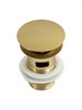 CEZARES Czr CZR-SAT-BORO Донный клапан с системой "Клик-клак" с переливом, брашированное золото CZR-SAT-BORO