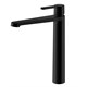 LEMARK Смеситель Ladoga LMF-0715B-BL для раковины высокий, черный LMF-0715B-BL