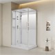 ESBANO Eso Premium Душевая кабина с паром прямоугольная размер 120x90 см профиль - хром / стекло - прозрачное ESKOAU1209-ST
