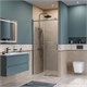 BELBAGNO Soft Close-2 Душевая дверь в нишу раздвижные ширина 160 см, профиль - оружейная сталь / стекло - прозрачное SOFT_CLOSE-2-BF-1-160-C-GM