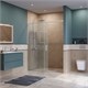 BELBAGNO Soft Close-1 Душевая дверь в нишу раздвижная ширина 120 см, профиль - хром / стекло - прозрачное SOFT_CLOSE-1-BF-1-120-C-Cr