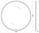 BELBAGNO Зеркало с встроенным светильником и сенсорным выключателем SPC-RNG-1000-LED-TCH, 12W, 220-240V, 1000x30 SPC-RNG-1000-LED-TCH