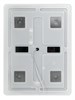 BELBAGNO Зеркало с встроенным светильником, сенсорным выключателем, bluetooth, цифровым термометром, радио SPC-GRT-1000-800-LED-TCH-RAD, 12W, 220-240V, 1000x30x800 SPC-GRT-1000-800-LED-TCH-RAD