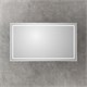 BELBAGNO Kraft Зеркало в алюминиевой раме со встроенным светильником, сенсорным выключателем и подогревом, SPC-KRAFT-1400-800-LED-TCH-WARM, 1400x32x800 мм SPC-KRAFT-1400-800-LED-TCH-WARM