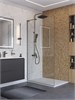 BELBAGNO Uno Душевая перегородка ширина 100 см, профиль - оружейная сталь / стекло - прозрачное UNO-L-1-TB-100-C-GM