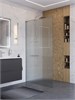 BELBAGNO Uno Душевая перегородка ширина 100 см, профиль - хром / стекло - прозрачное UNO-L-1-TB-100-FL-Cr
