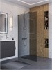 BELBAGNO Uno Душевая перегородка ширина 100 см, профиль - хром / стекло - серое UNO-L-1-TB-100-GR-Cr
