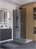 BELBAGNO Uno Душевая перегородка ширина 100 см, профиль - оружейная сталь / стекло - серое UNO-L-1-TB-100-GR-GM
