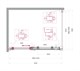BELBAGNO Marino Душевой уголок прямоугольный размер 120x90 см профиль - хром / стекло - прозрачное, двери раздвижные MARINO-2-AH-1-120/90-C-Cr