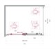 BELBAGNO Marino Душевой уголок прямоугольный размер 130x100 см профиль - хром / стекло - прозрачное, двери раздвижные MARINO-2-AH-1-130/100-C-Cr