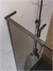 BELBAGNO Uno Душевая перегородка ширина 90 см, профиль - оружейная сталь / стекло - Бронза UNO-L-1-TB-90-BR-GM