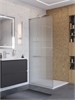BELBAGNO Uno Душевая перегородка ширина 90 см, профиль - хром / стекло - прозрачное UNO-L-1-TB-90-FL-Cr