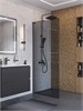 BELBAGNO Uno Душевая перегородка ширина 90 см, профиль - оружейная сталь / стекло - серое UNO-L-1-TB-90-GR-GM