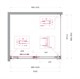 BELBAGNO Soft Close-1 Душевой уголок прямоугольный размер 100x90 см профиль - хром / стекло - прозрачное, двери раздвижные SOFT_CLOSE-1-AH-1-100/90-C-Cr