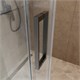 BELBAGNO Soft Close-1 Душевой уголок прямоугольный размер 100x90 см профиль - оружейная сталь / стекло - прозрачное, двери раздвижные SOFT_CLOSE-1-AH-1-100/90-C-GM