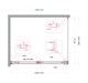 BELBAGNO Soft Close-1 Душевой уголок прямоугольный размер 110x90 см профиль - хром / стекло - прозрачное, двери раздвижные SOFT_CLOSE-1-AH-1-110/90-C-Cr