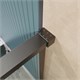 BELBAGNO Soft Close-1 Душевой уголок прямоугольный размер 120x80 см профиль - оружейная сталь / стекло - прозрачное, двери раздвижные SOFT_CLOSE-1-AH-1-120/80-C-GM