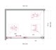 BELBAGNO Soft Close-1 Душевой уголок прямоугольный размер 120x90 см профиль - оружейная сталь / стекло - прозрачное, двери раздвижные SOFT_CLOSE-1-AH-1-120/90-C-GM