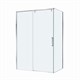 BELBAGNO Soft Close-1 Душевой уголок прямоугольный размер 130x80 см профиль - хром / стекло - прозрачное, двери раздвижные SOFT_CLOSE-1-AH-1-130/80-C-Cr