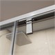 BELBAGNO Soft Close-1 Душевой уголок прямоугольный размер 130x80 см профиль - хром / стекло - прозрачное, двери раздвижные SOFT_CLOSE-1-AH-1-130/80-C-Cr